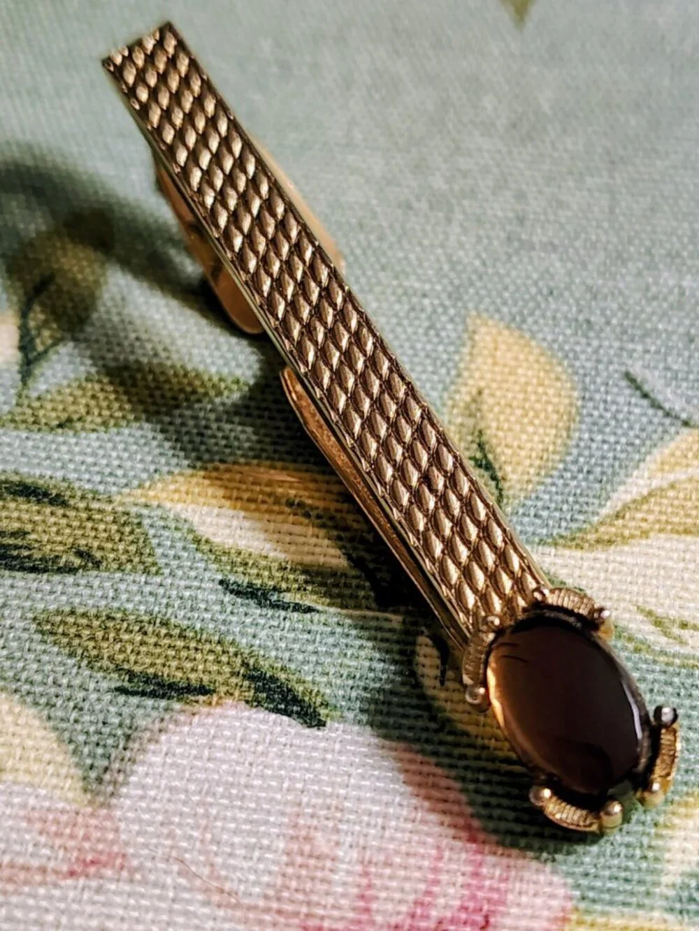 4 Vintage Gold Tie Clips, Swank, Shields